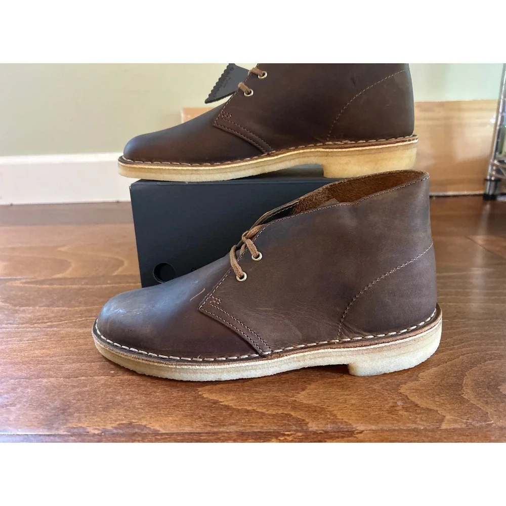 Clarks Originals Desert Boot Beeswax Leather Chukka Mens 7.5 M‎ NEW